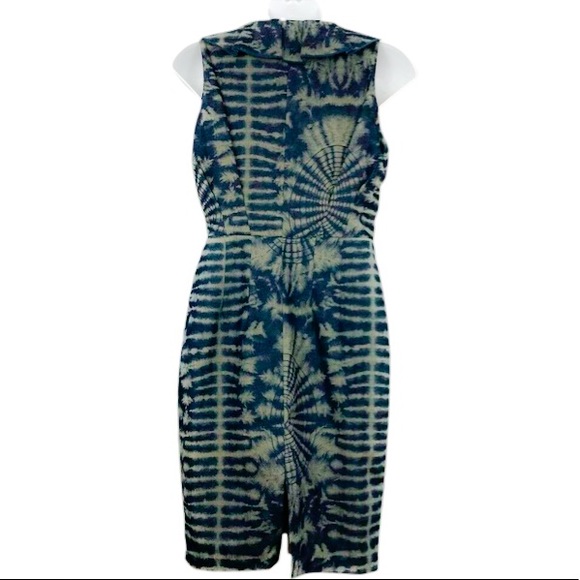 Anthropologie Eva Franco Sheath Dress Front Zip 6 - Picture 2 of 7